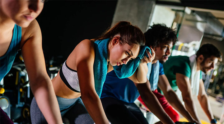 Accueil solutions sport & bien-être Cours de sport cardio-training Indoor biking